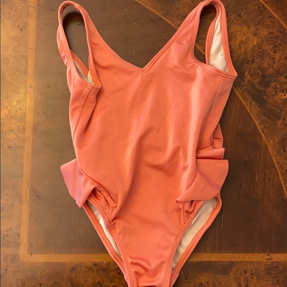 something navy bathing suit